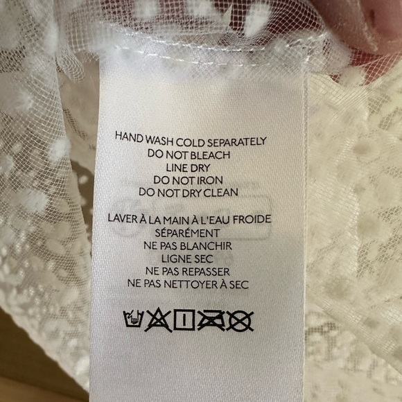 Anthropologie Sheer Dot Tulle Slip Dress - Picture 10 of 13